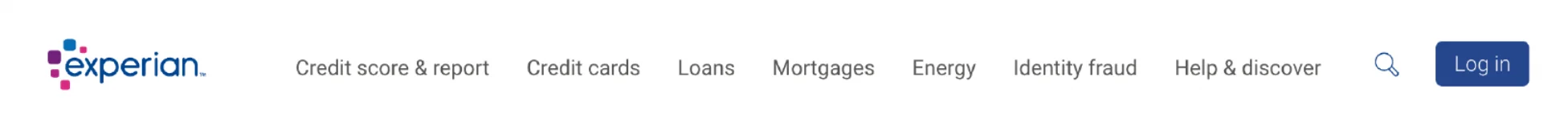 Old Experian Navigation