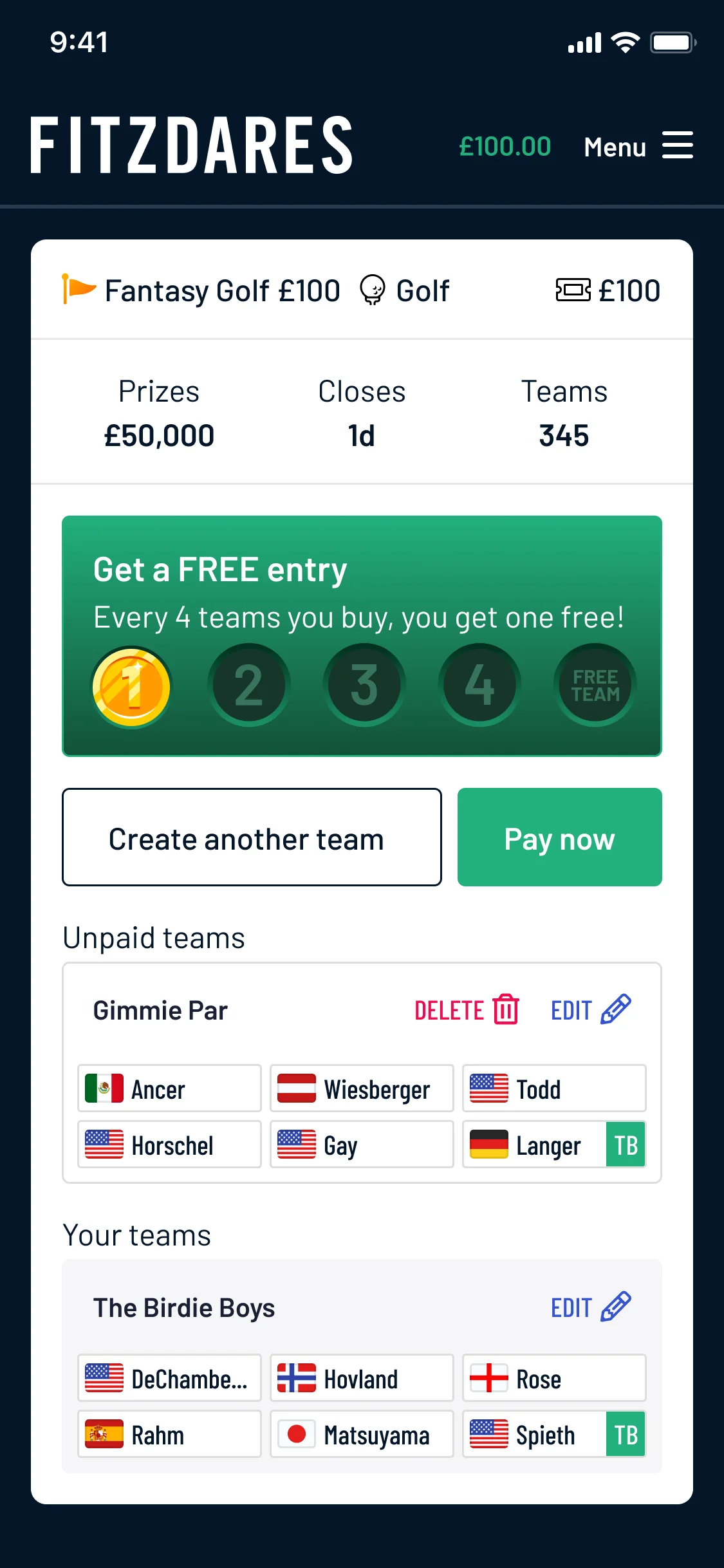 Old Unibet Open Logo