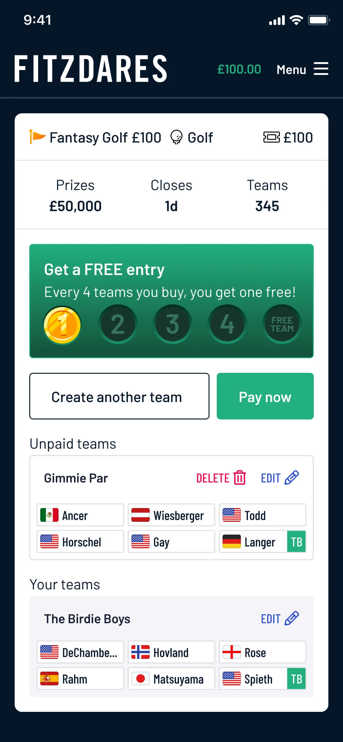 Old Unibet Open Logo